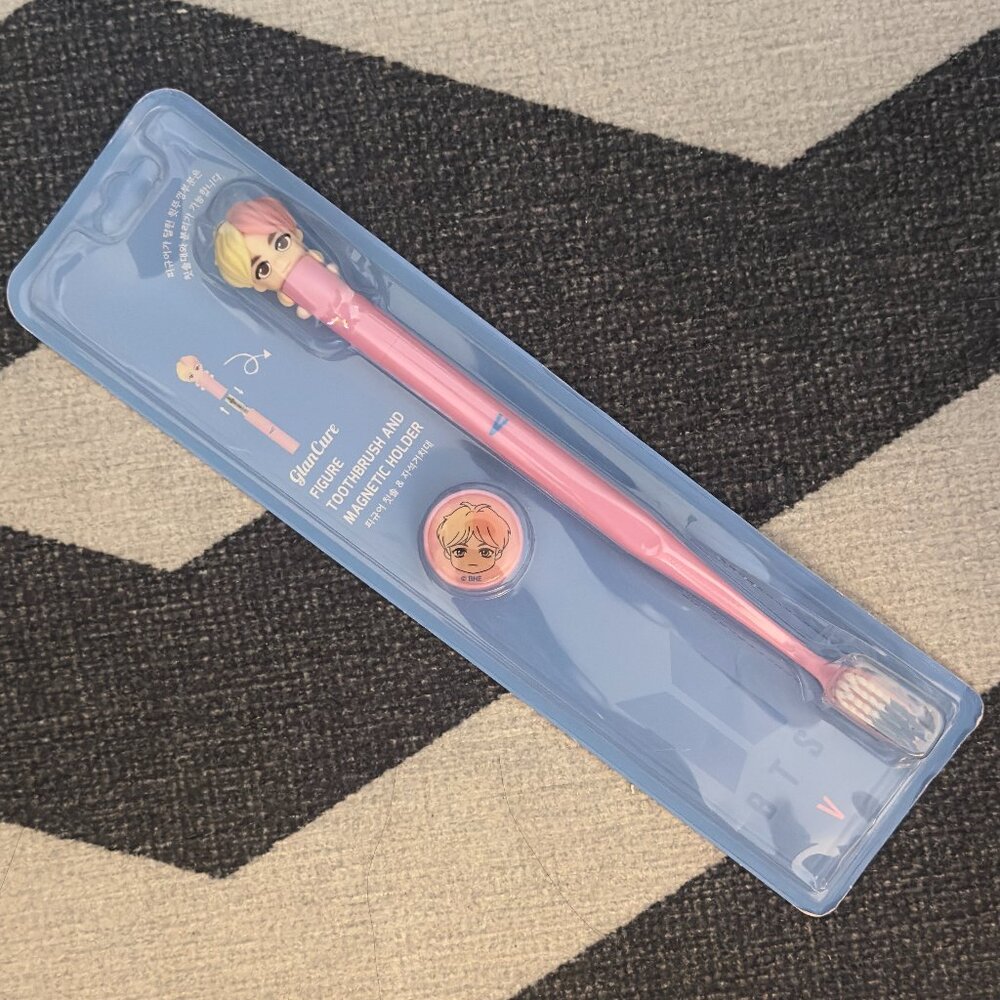 NWT BTS V Toothbrush & Magnetic Holder – Official Merch